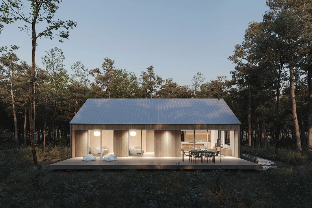 den-outdoors-new-york-builtby-2bed-cabin-exterior-night