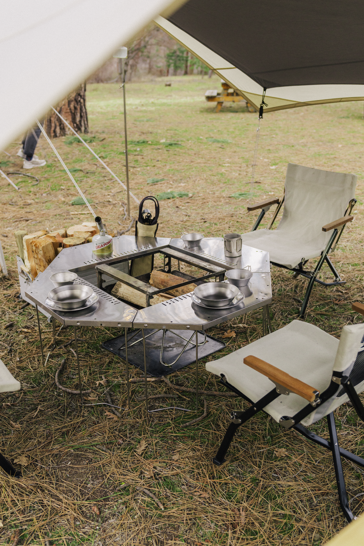 Snow Peak Spork In Titanio - Cucchiaio-Forchetta Ultraleggero Per Escursionismo E Viaggi