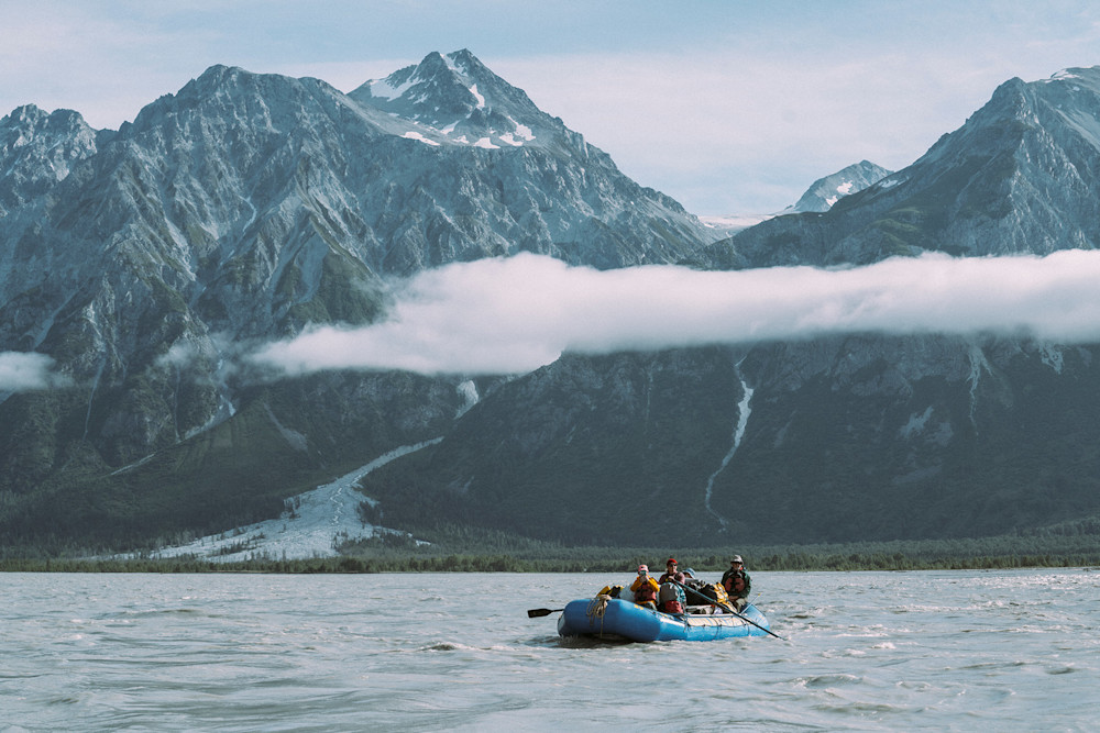 Fitzpatrick Tatshenshini River rafting clouds