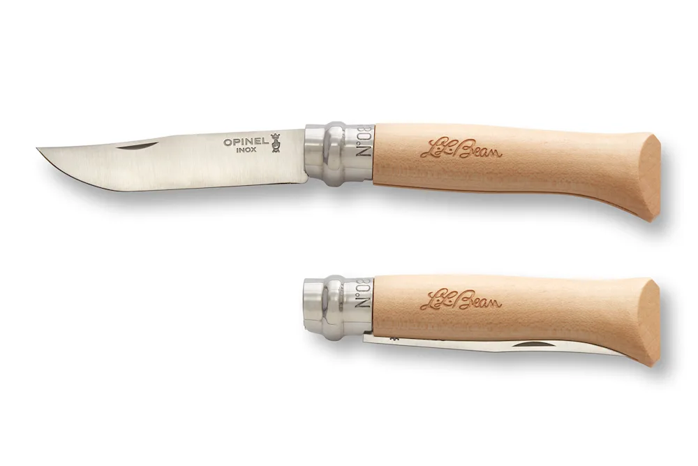 Opinel and L.L. Bean Release Knife Made of 100+ Year Old Wood