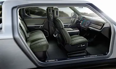 Interior of R1T Truck