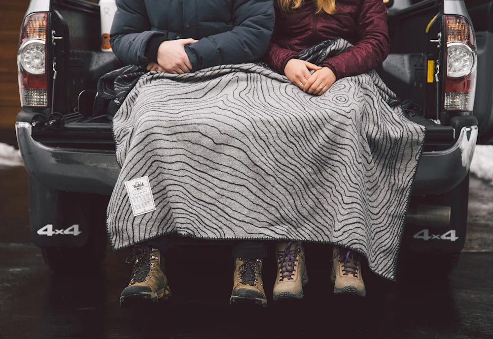 Huckberry x Woolrich Release American-Made Collab Blankets