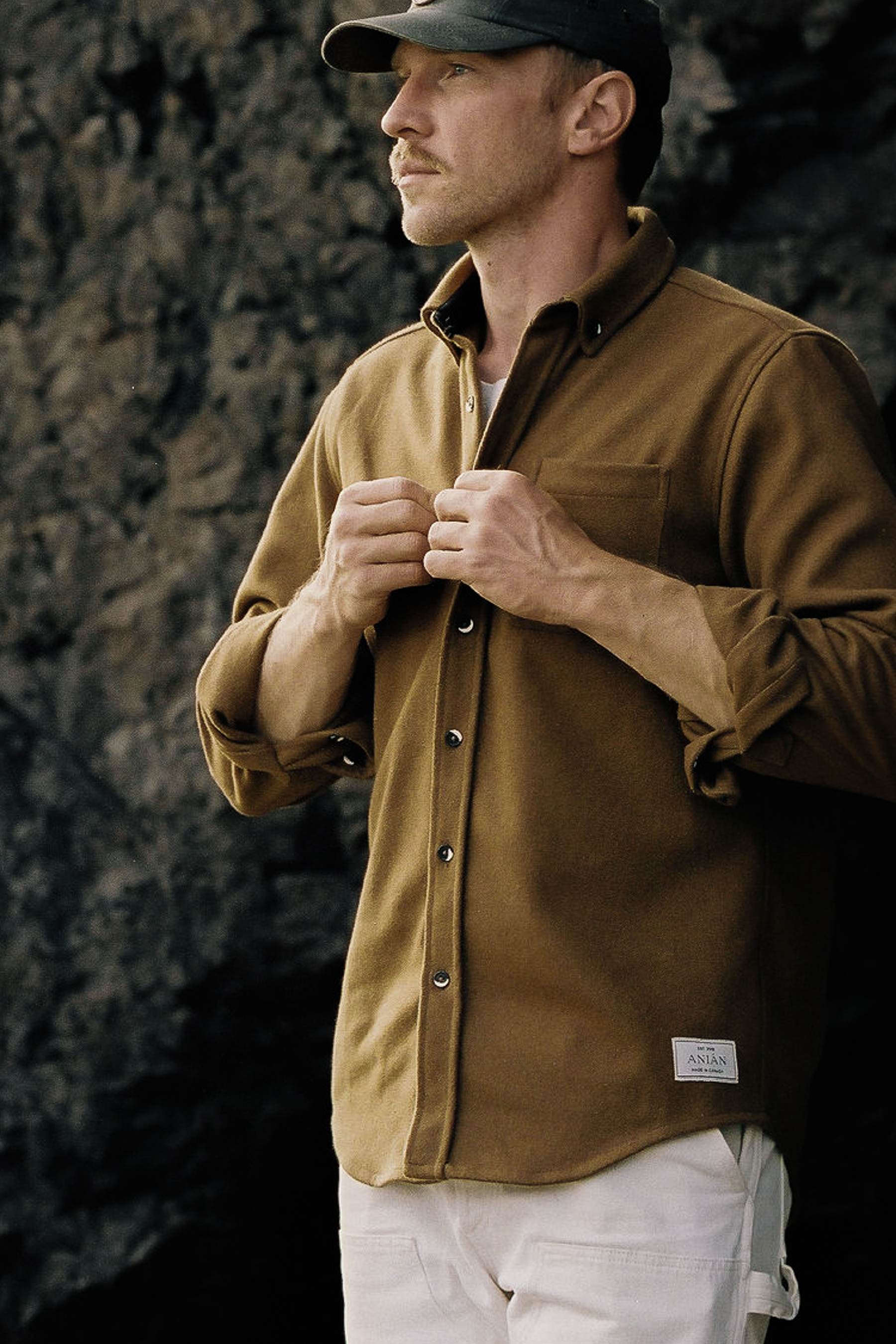 Anian Melton Wool Shirt Jacket, Perfect for Travel | Field Mag