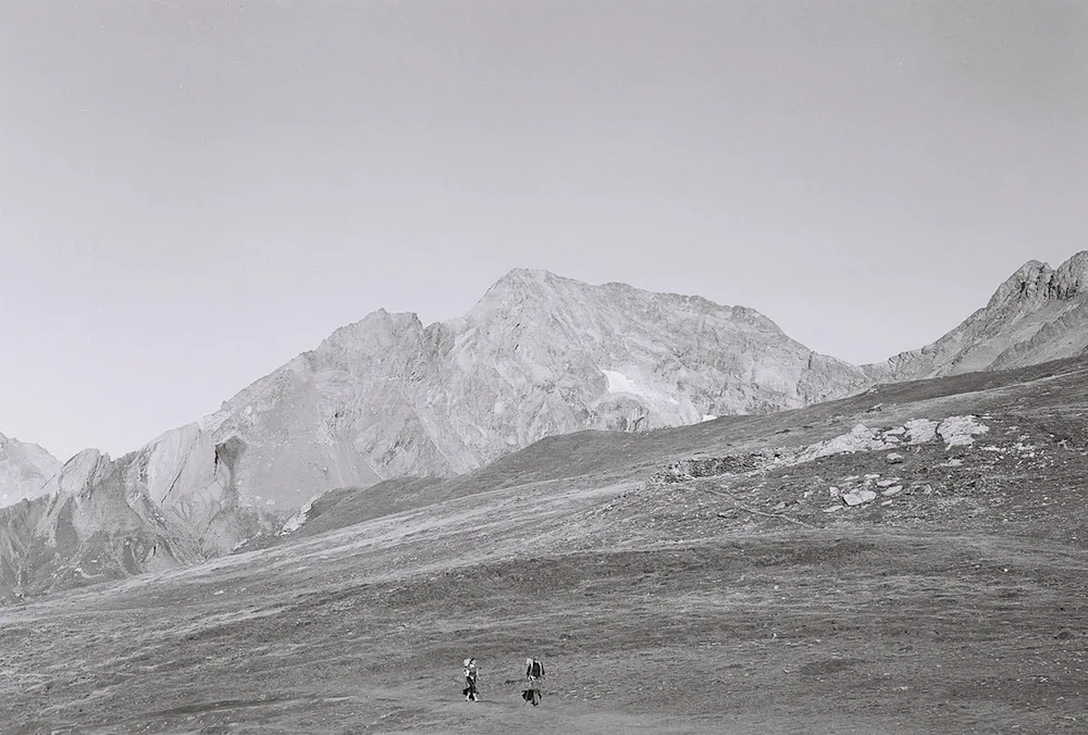 18 B&W Film Photos of Hiking Europe's Iconic Tour du Mont Blanc