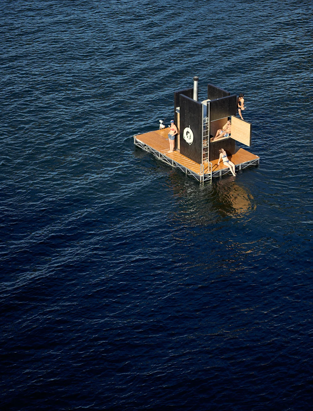 Seattle Design Firm goCstudio Creates Incredible Floating Sauna