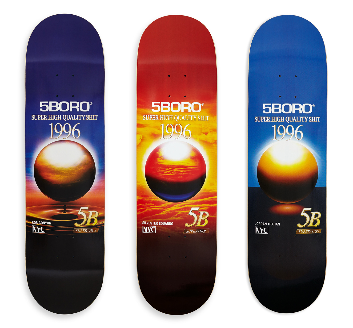 5BORO Super HQS 1996 コンプリートスケートボード 5BORO Super HQS 1996 コンプリートスケートボード 5BORO Super