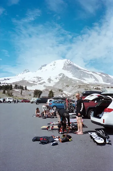 Parking lot prep