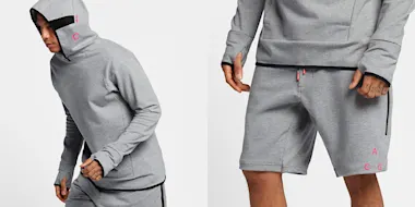 NikeLab ACG Fleece Hoodie and Shorts, $220 and $180