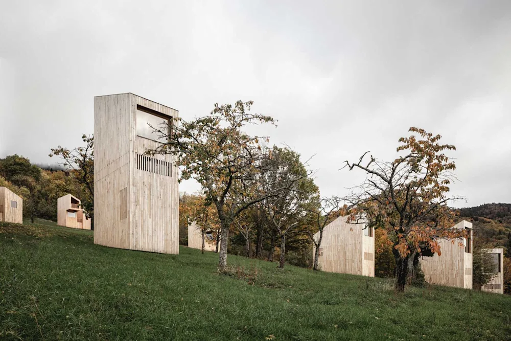 This Stunning French Landscape Hotel Features 14 Futuristic Cabins