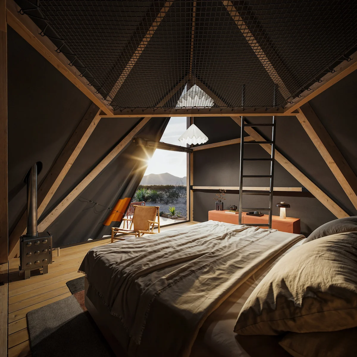 nokken-big-softshell-structure-inside-bedroom-