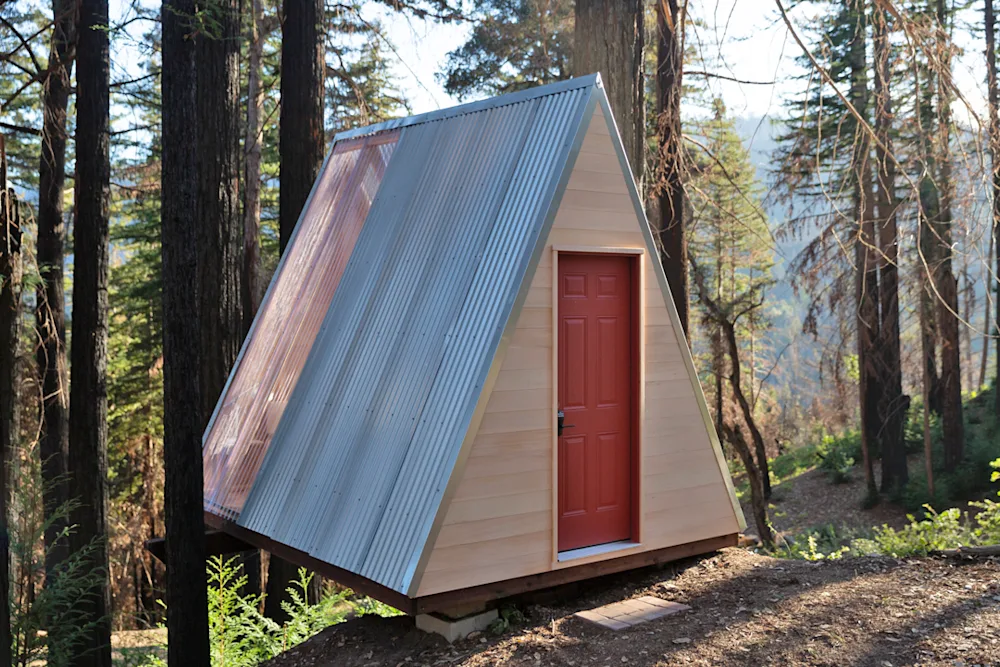Build This DIY A-Frame Cabin in Two Weekends for Just $2,500