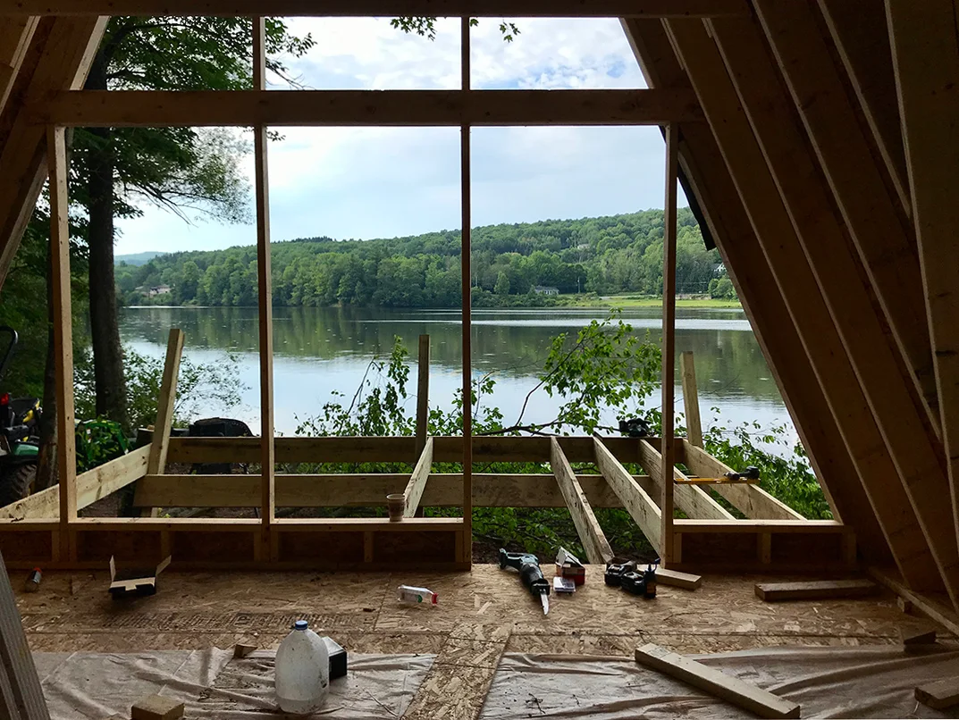 Hubert-A-Frame-Catskills-NY-Build-3