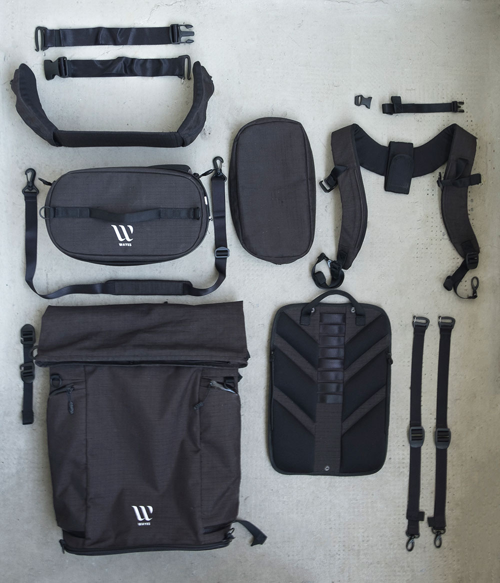 modular travel backpack