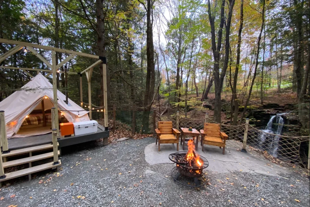 waterfall-tent-downsville-new-york