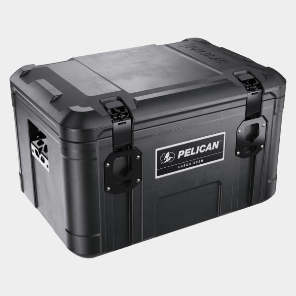 Plano Large Hinged Sportsman's Trunk with Wheels - 108 Quart, Black