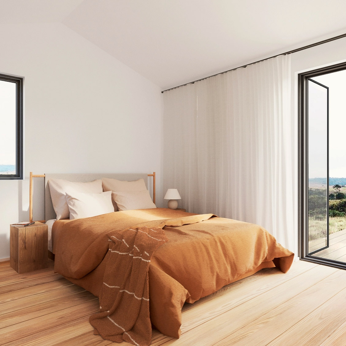 Design Mag Dwell Made A Prefab ADU Called Dwell House Field Mag   Dwell House Bedroom Square 