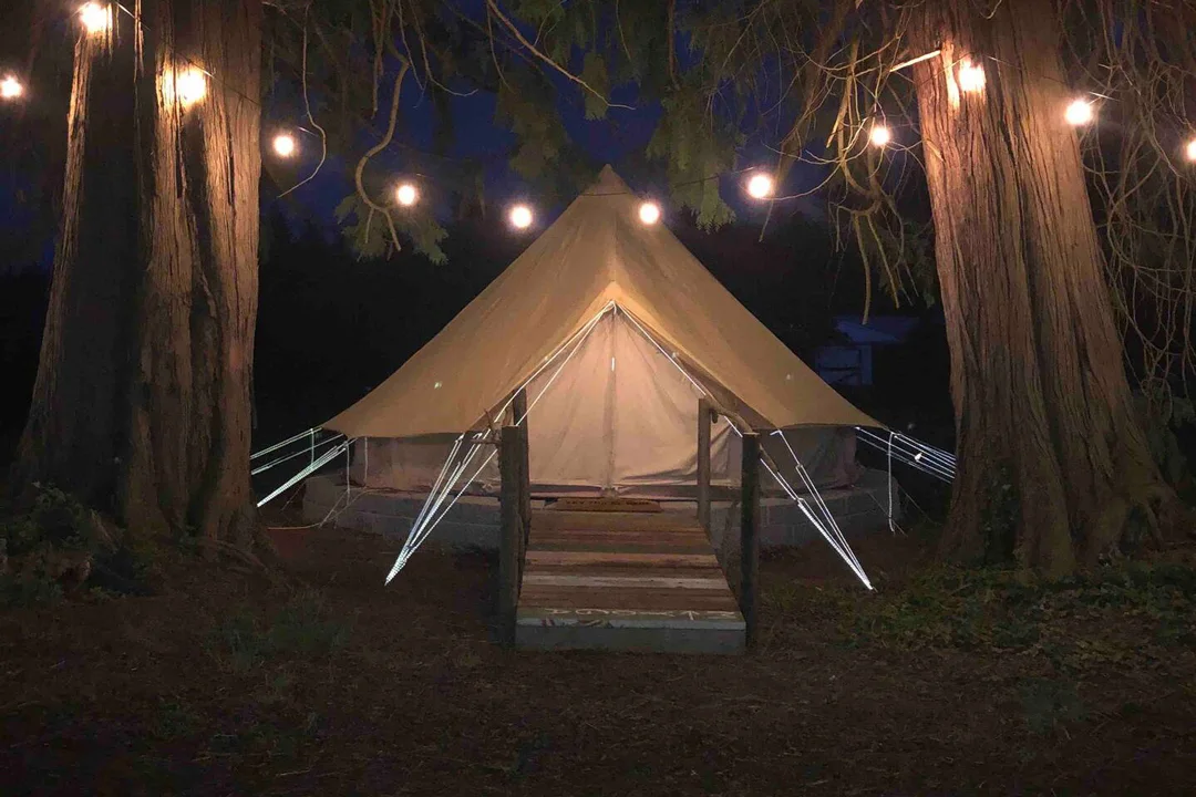 Oregon-Glamping-Boring-Domke-Farms-Canvas-Tent