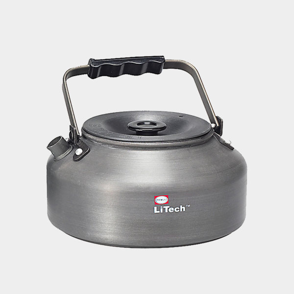 Camping Kettle On The Fire At An Outdoor Campsite Kettle For