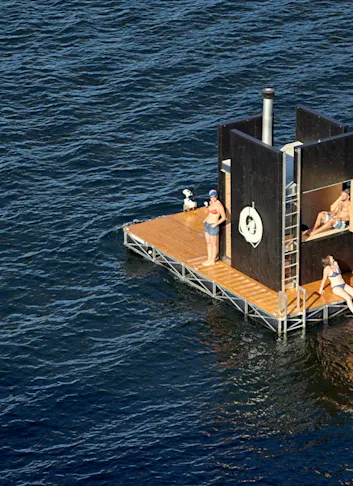 Seattle Design Firm goCstudio Creates Incredible Floating Sauna