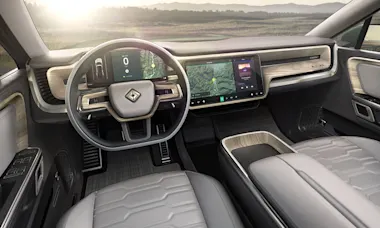 Rivian R1S SUV interior