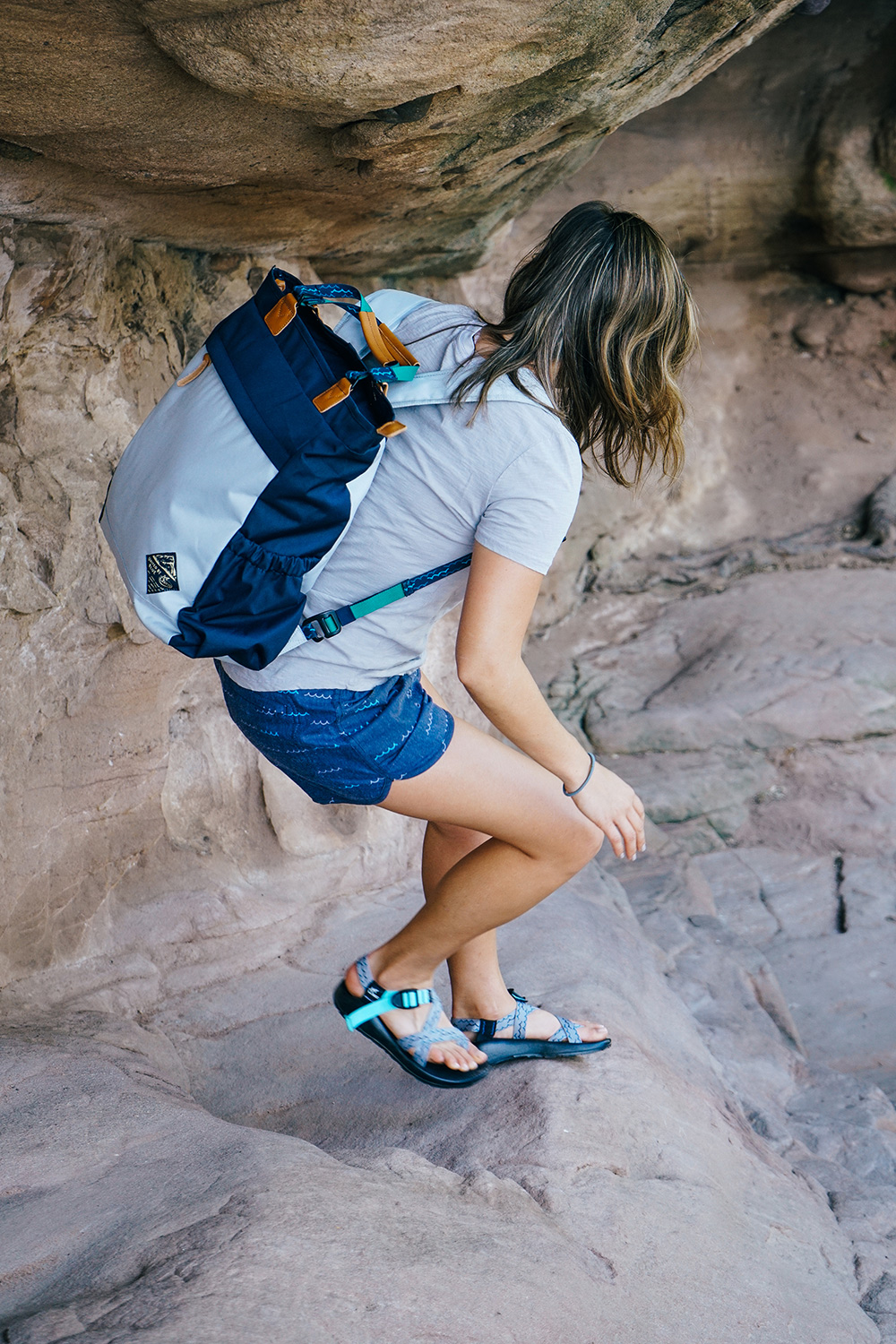 Chaco sales sandals blue