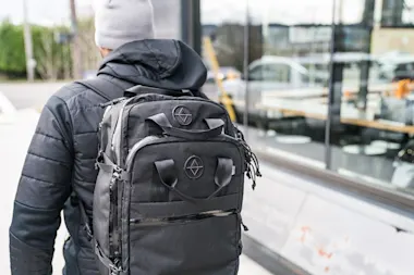 Weekender Backpack and integrated Meeting Bag