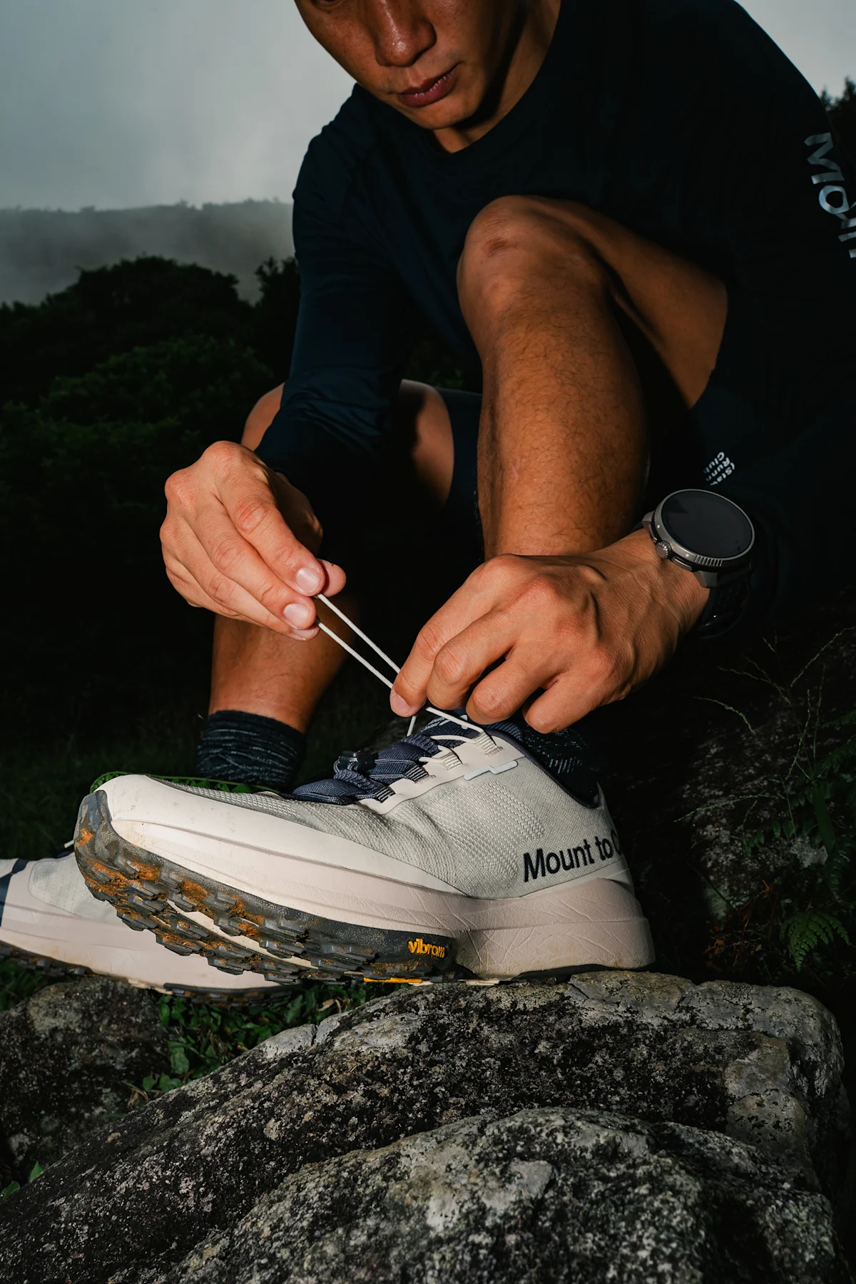 MTC-trail-runner-lacing-up-shoes