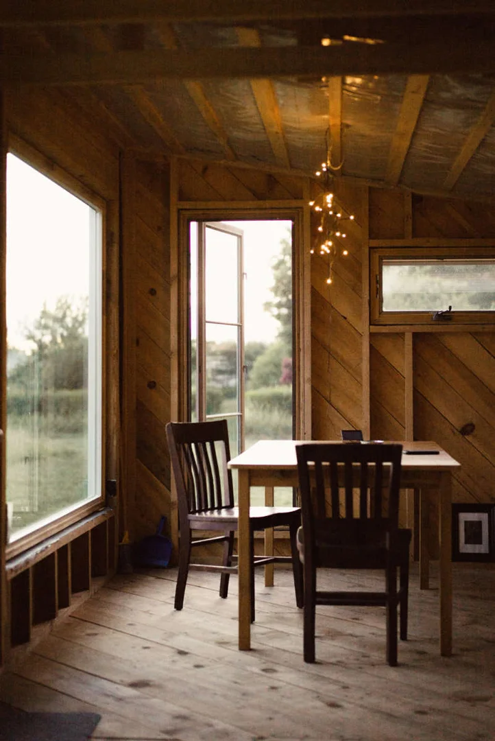 Maine-Cabin-Rentals-Greene-OffGrid-Cabin-Interior