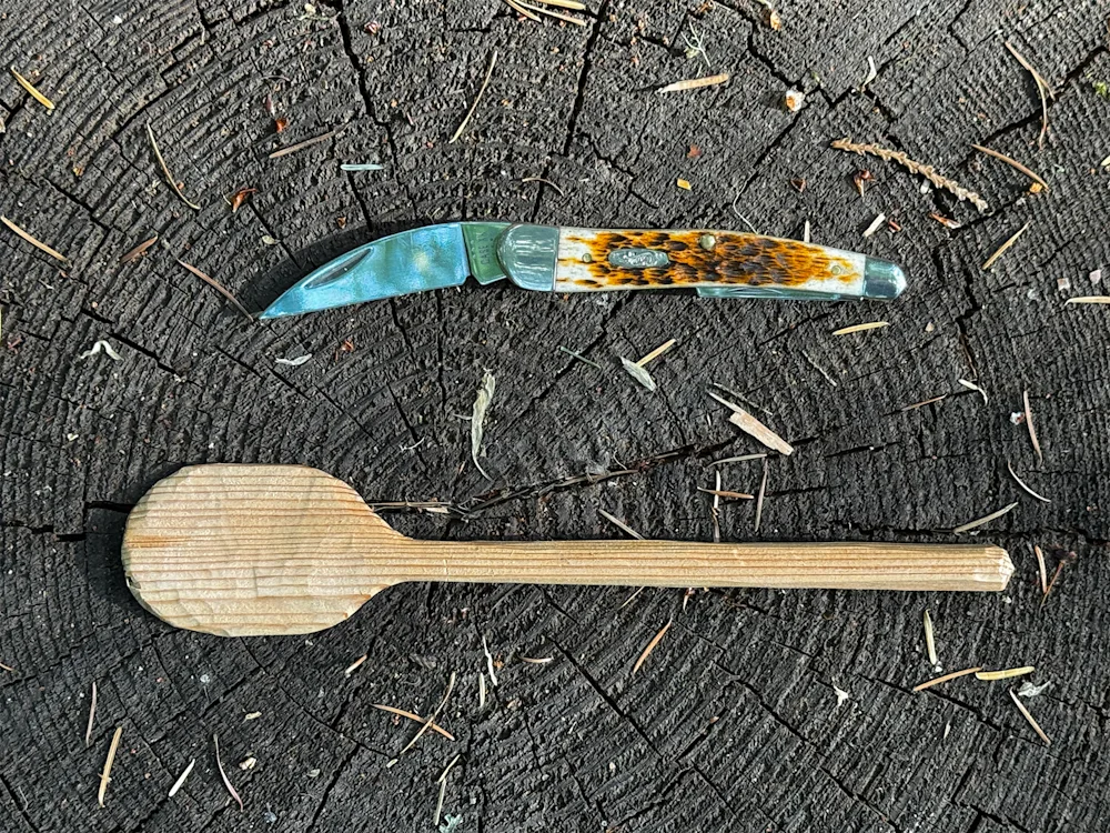 How to Carve a Simple Wood Spoon On Your Next Camping Trip