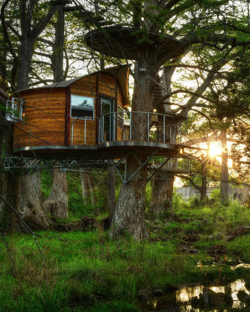 cypress-valley-treehouses-spicewood-texas-aerial