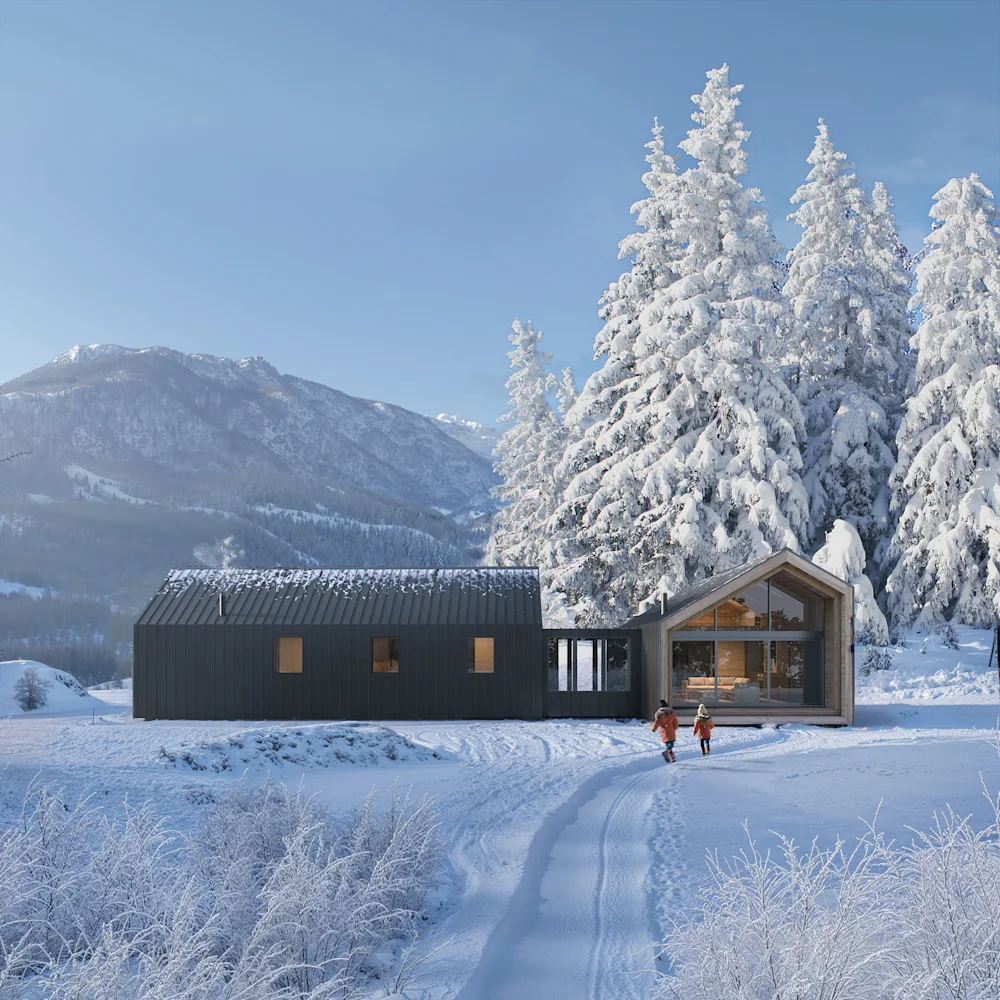 Backcountry Hut Company Introduces Bridge System to Connect Modular Cabins