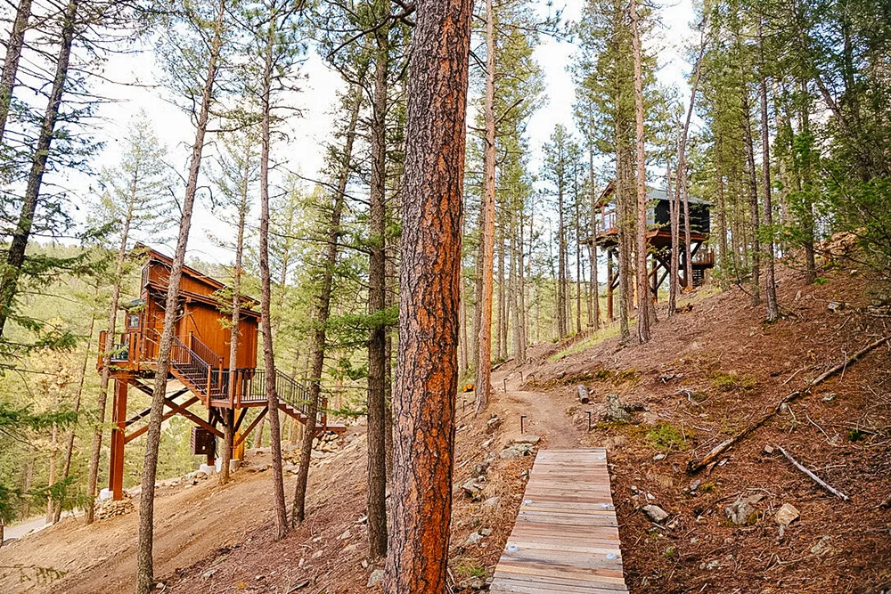 What It's Like to Stay at Juniper Lodge & Treehouses, a Soaring New Hotel