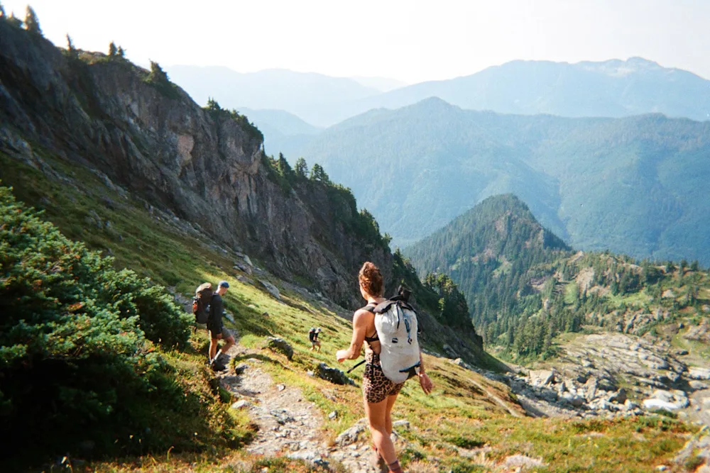 Hiking to Three Fingers Lookout, Surprise Cargo & Film Camera in Hand