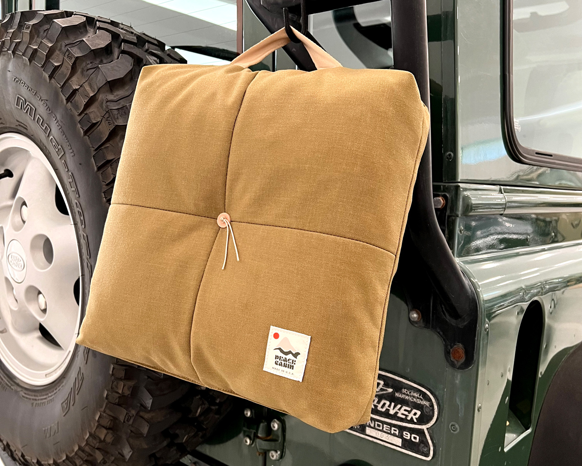 Peace Cabin's Cordura Wanderer Camping Seat Pad | Field Mag