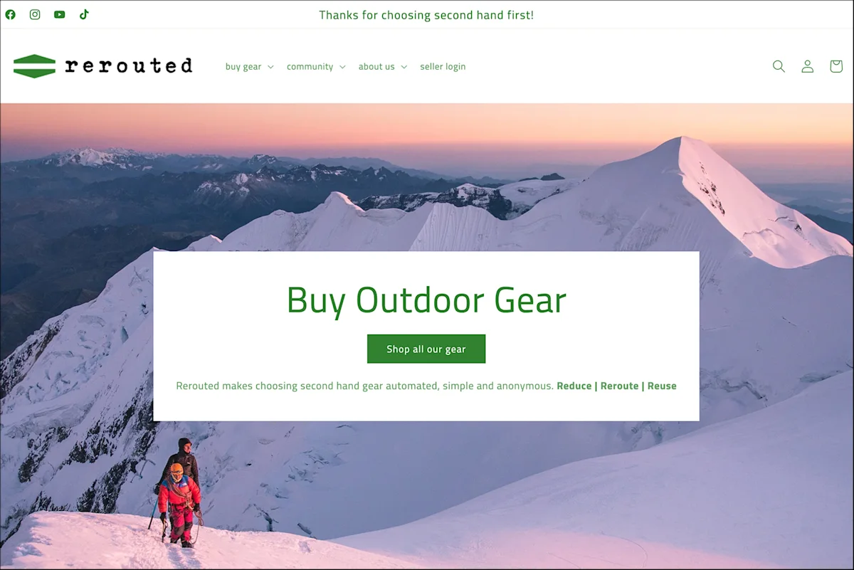 Used-Gear-Shops-Rerouted