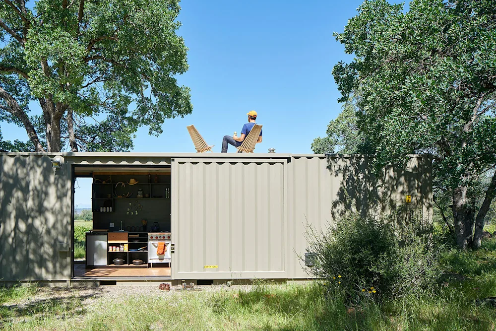 In the High Desert, This Shipping Container Home is a Cozy Outpost