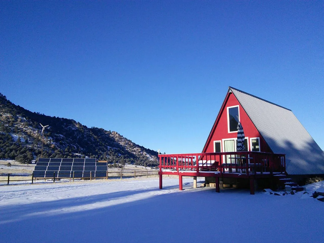 Denver-Cabin-Rentals-Westcliffe-AFrame-Exterior