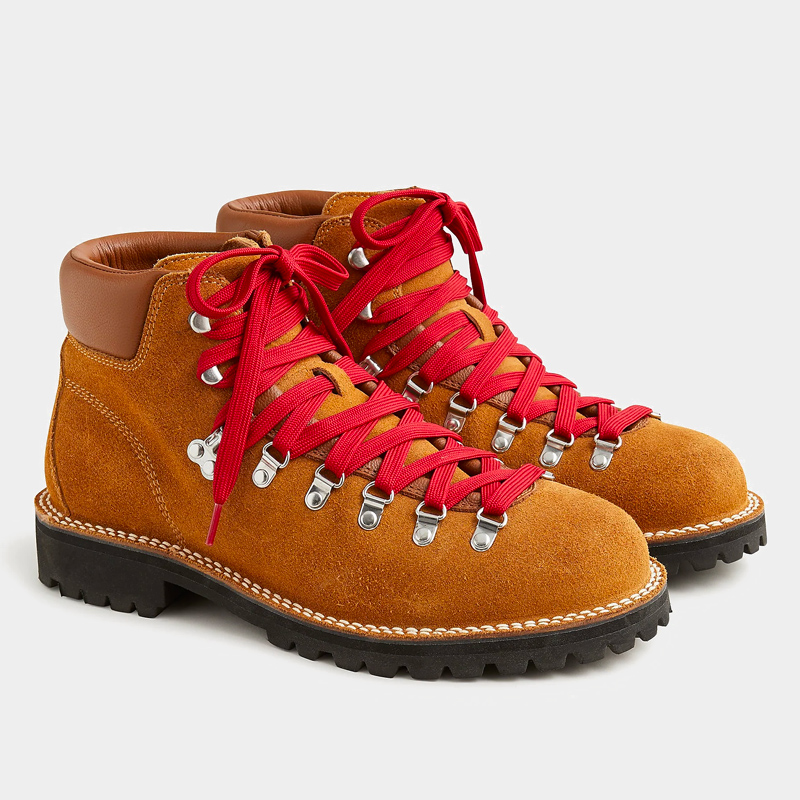 Old style hiking boots best sale red laces