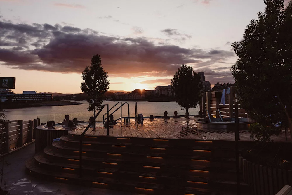 In Victoria, BC a WWII Barge Becomes HAVN, a Floating Sauna & Spa
