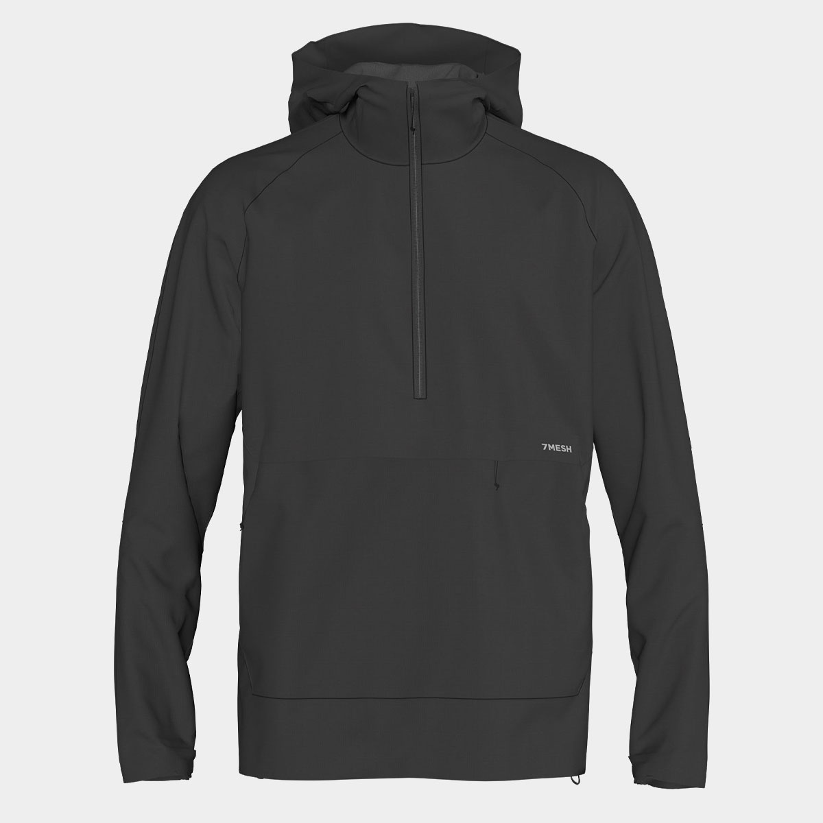 【DISCERNMENT】Cross high neck anorak JK Lightweight Pullover Windbreaker Anorak Jacket | Independent