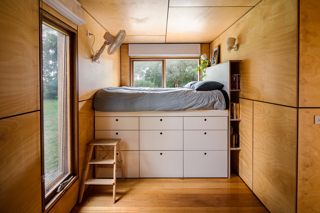 Inside a shipping on sale container home