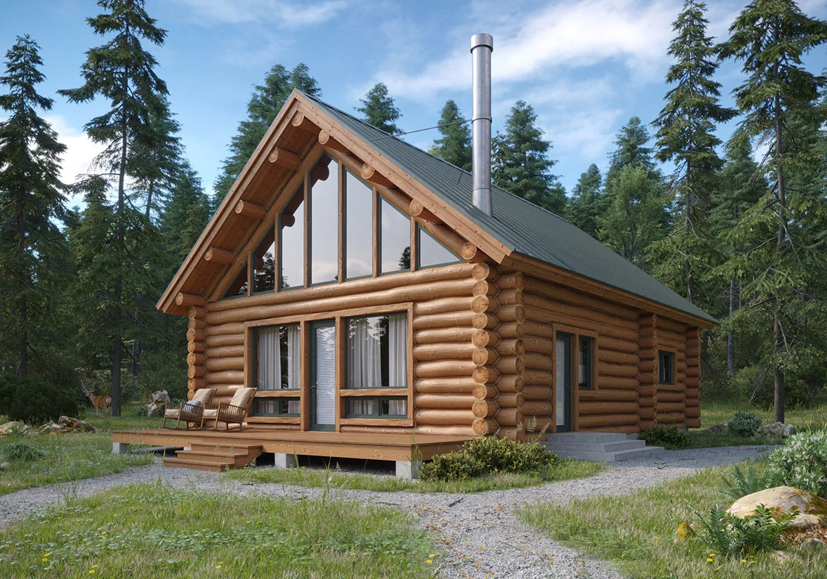 Log-Cabin-Kits-Frontier-Log-Homes