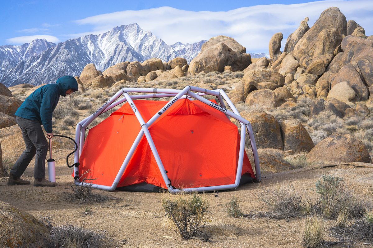 66º North x Heimplanet Cave XL Inflatable Tent Review | Field Mag