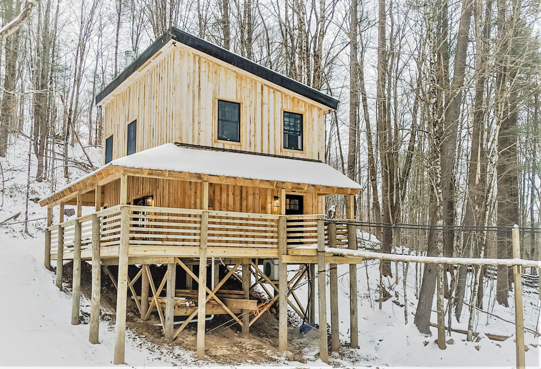 7 Treehouses & Yurt Rental Cabins NY Adirondacks Field Mag