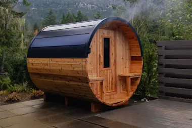Nootka Saunas Barrel Sauna-thumbnail