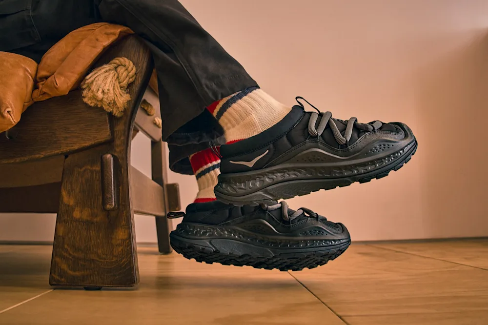 Hoka Releases Ora Primoa, a Slip-on Slash All-Terrain Ready Recovery Shoe