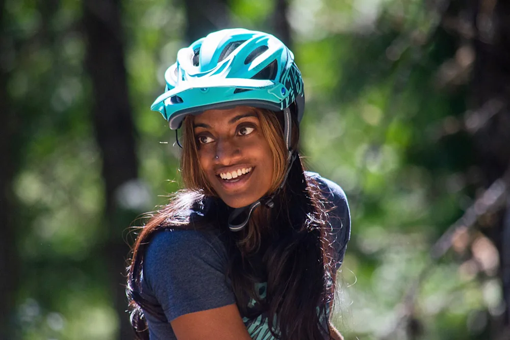 Q&A: How Athlete Anita Naidu Teaches Mountain Biking for Societal Change