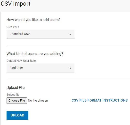 Proofpoint CSV Import