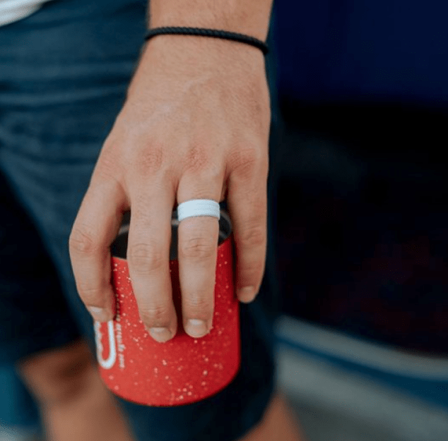 Ultralite ring on hand
