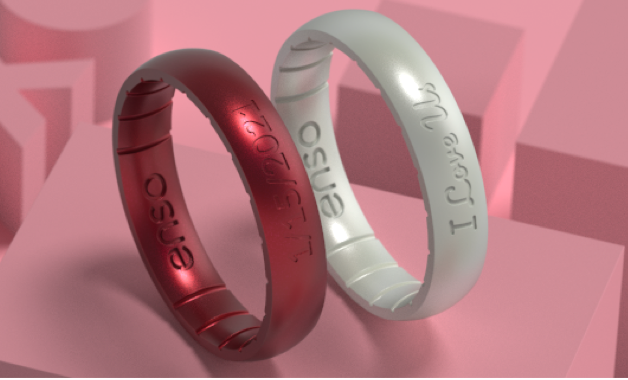Silicone Promise Rings Engraving